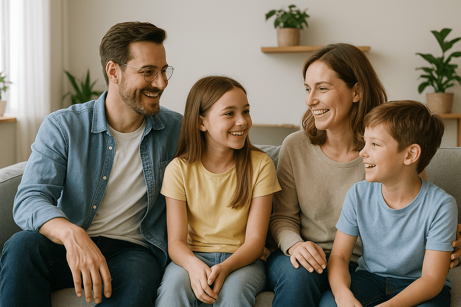 Familia en conjunto